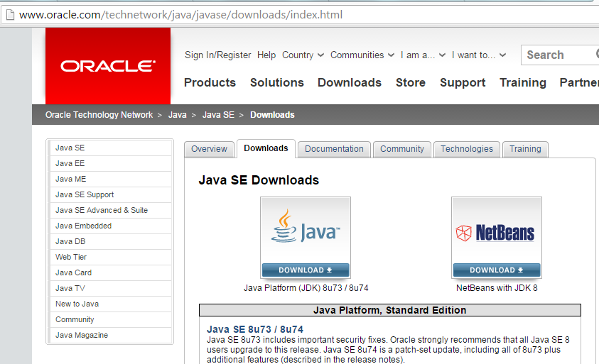 Acceso a Java JDK1